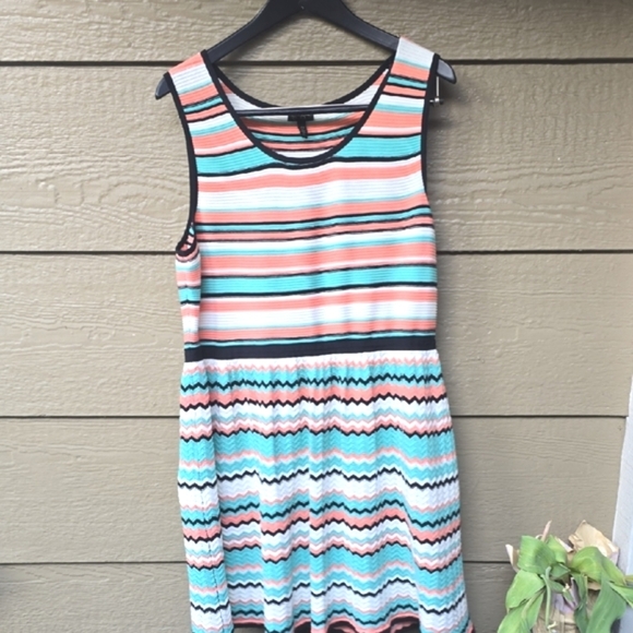 Jessica Simpson Striped Knit Dress 2X - Picture 1 of 10